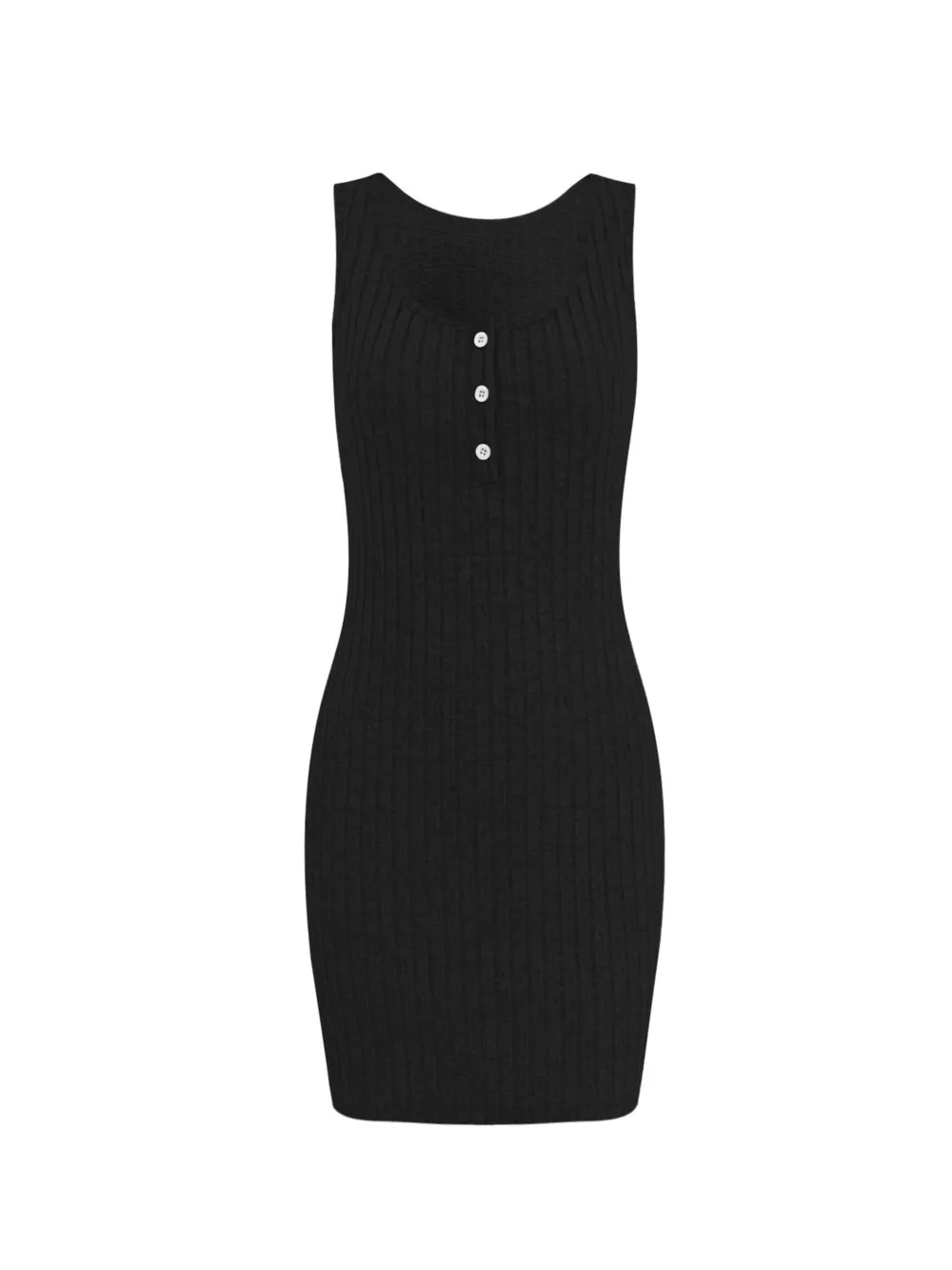 Ribbed Button Front Dress and Cardigan Sweater Set, image 4