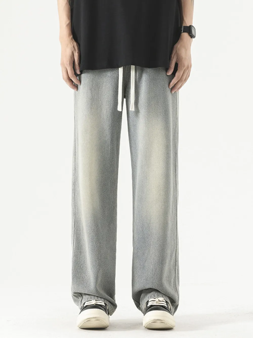 Men's Full Size Wide Leg Jeans Plus Size, image 3