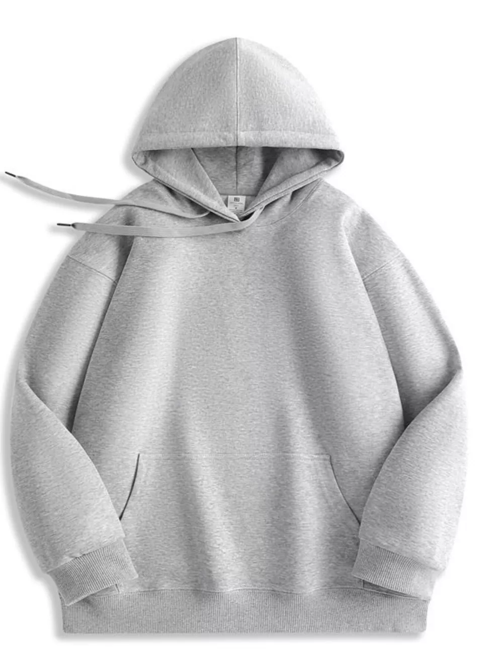 Men's Full Size Solid Color Casual Hoodie Plus Size, image 13