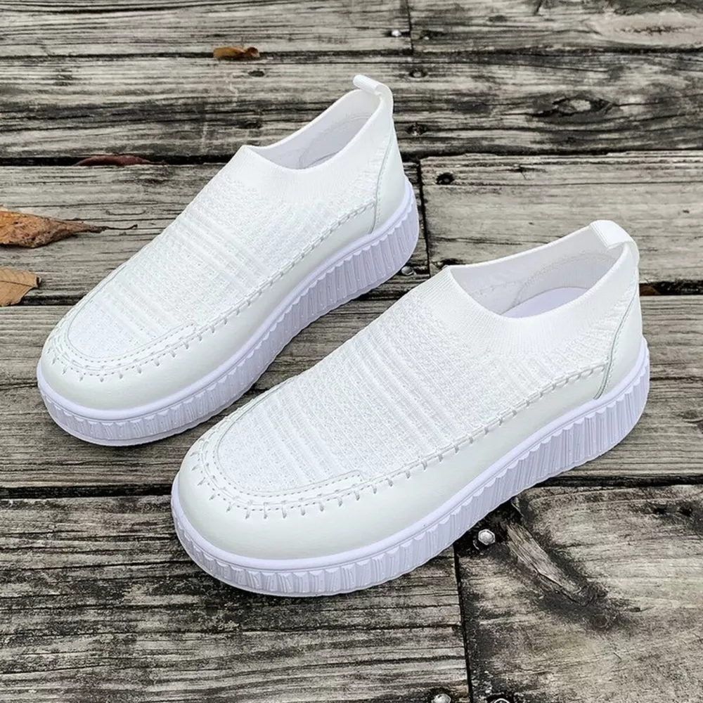 Round Toe Platform Slip-Ons, image 12