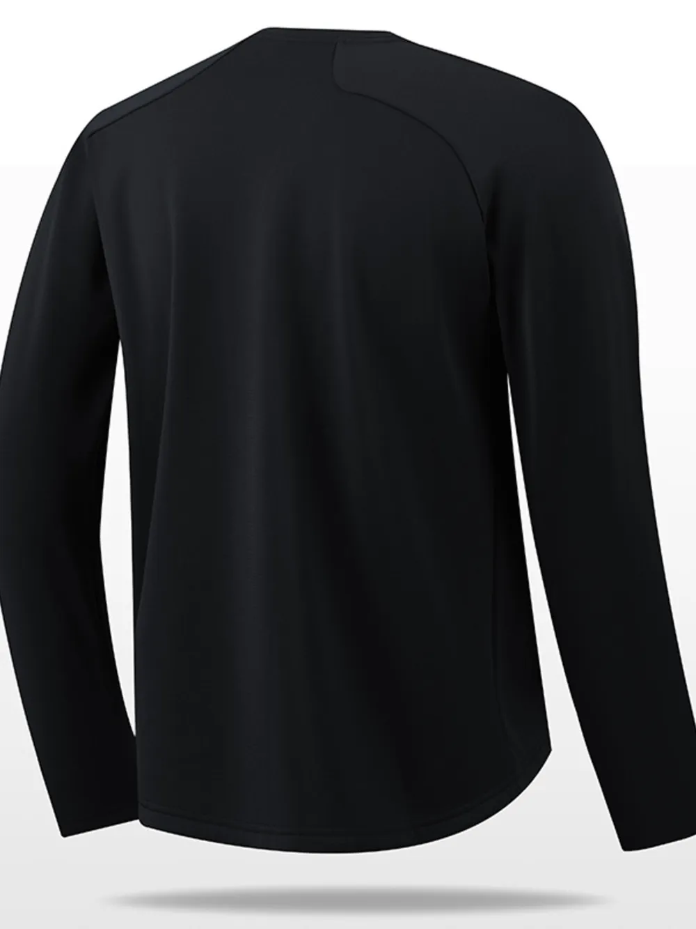 Men's Plus Size Round Neck Raglan Sleeve T-Shirt, image 2