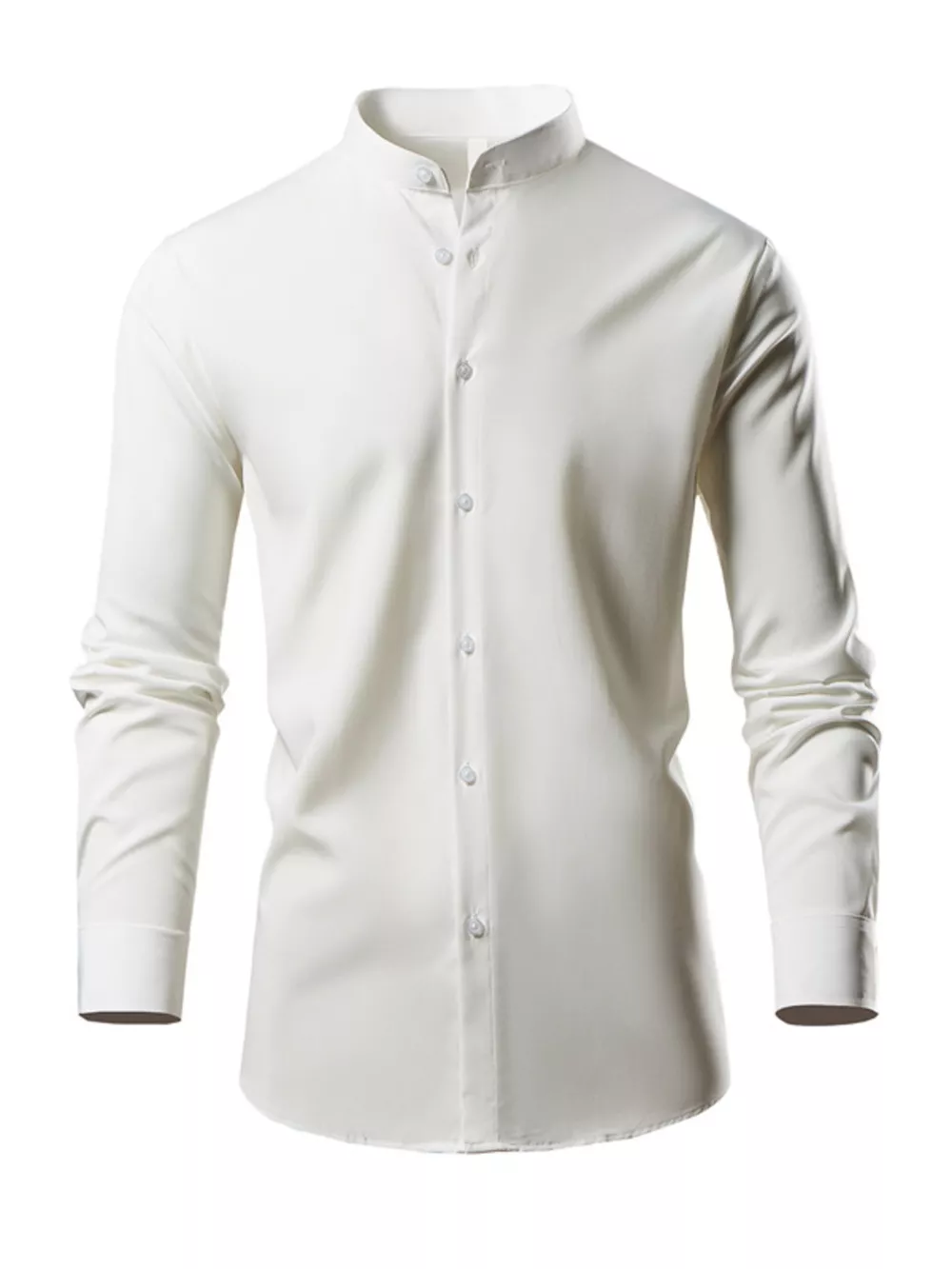 Men's Button Up Long Sleeve Shirt, image 4