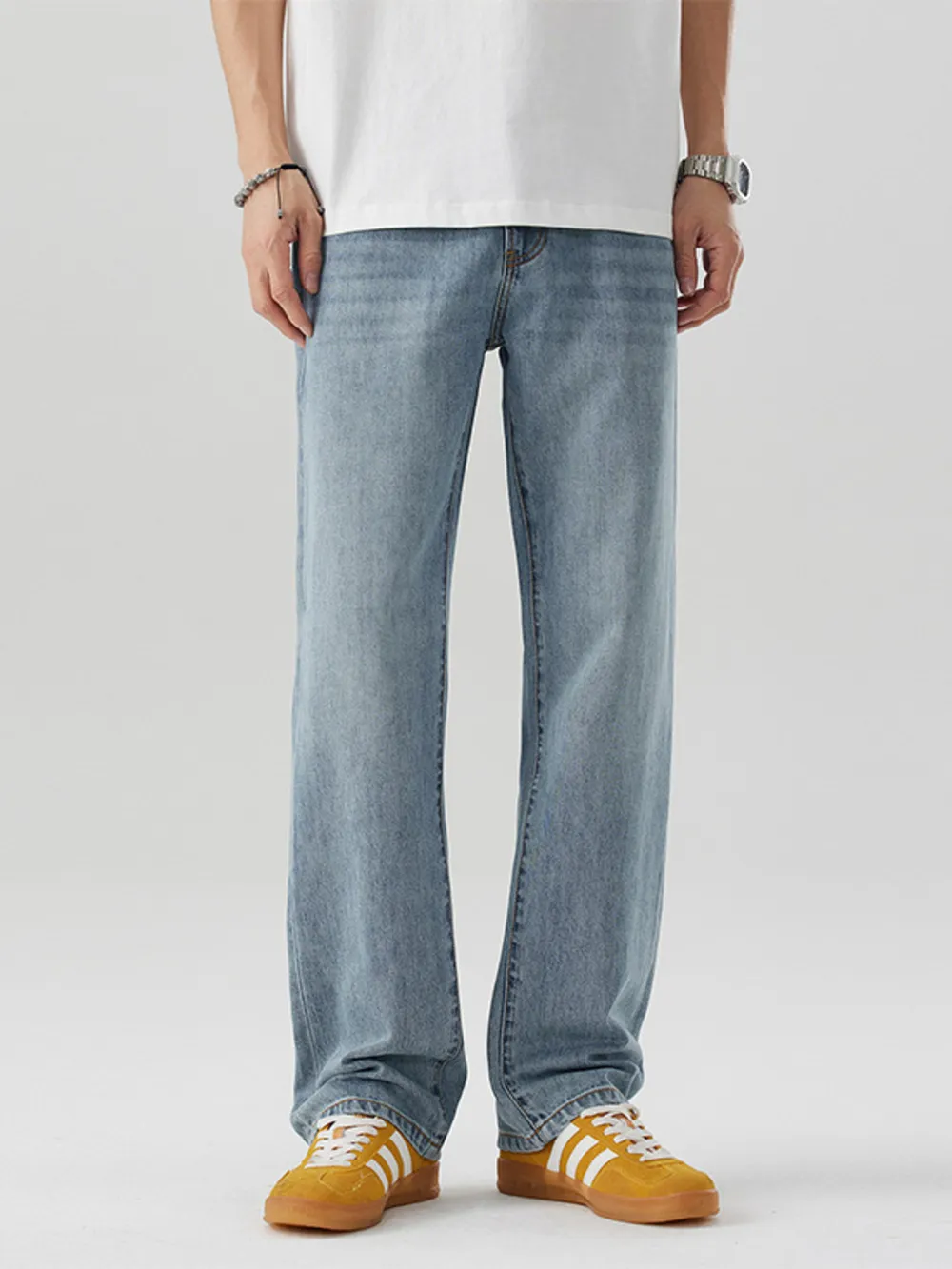 Men's Wash Relaxed Fit Jeans