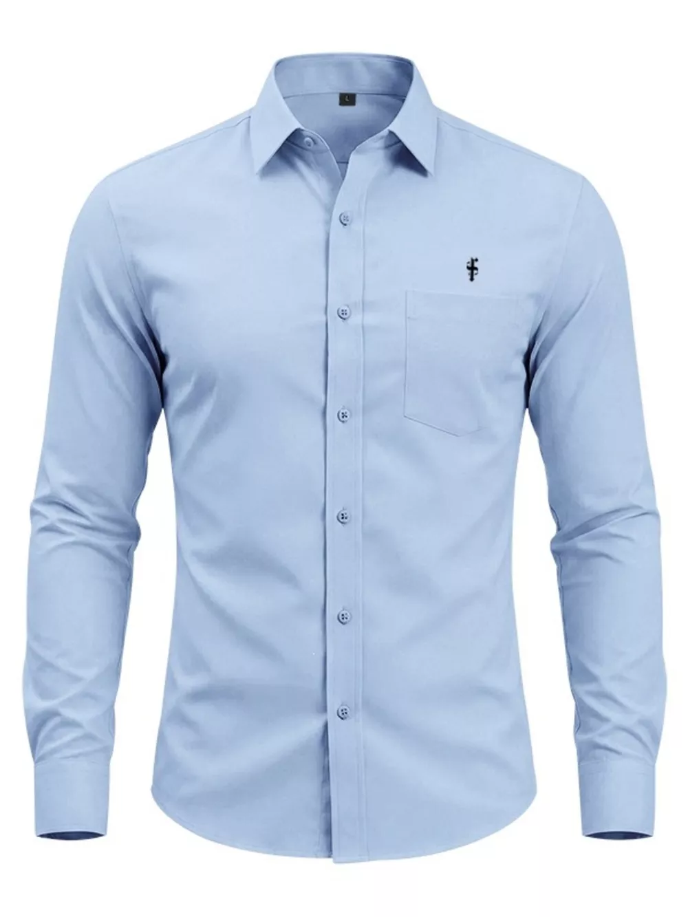 Men's Full Size Slim Fit Button Up Shirt Plus Size, image 7