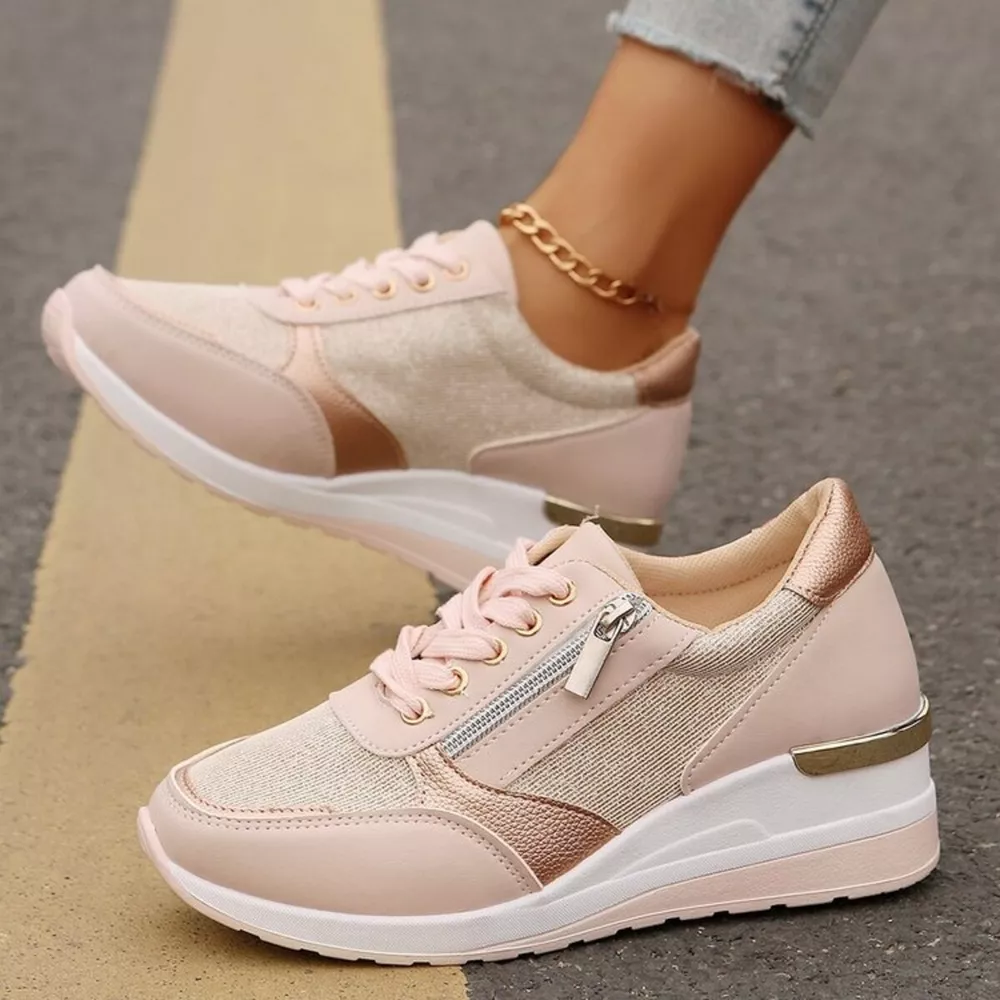 Round Toe Lace Up Sneakers, image 9