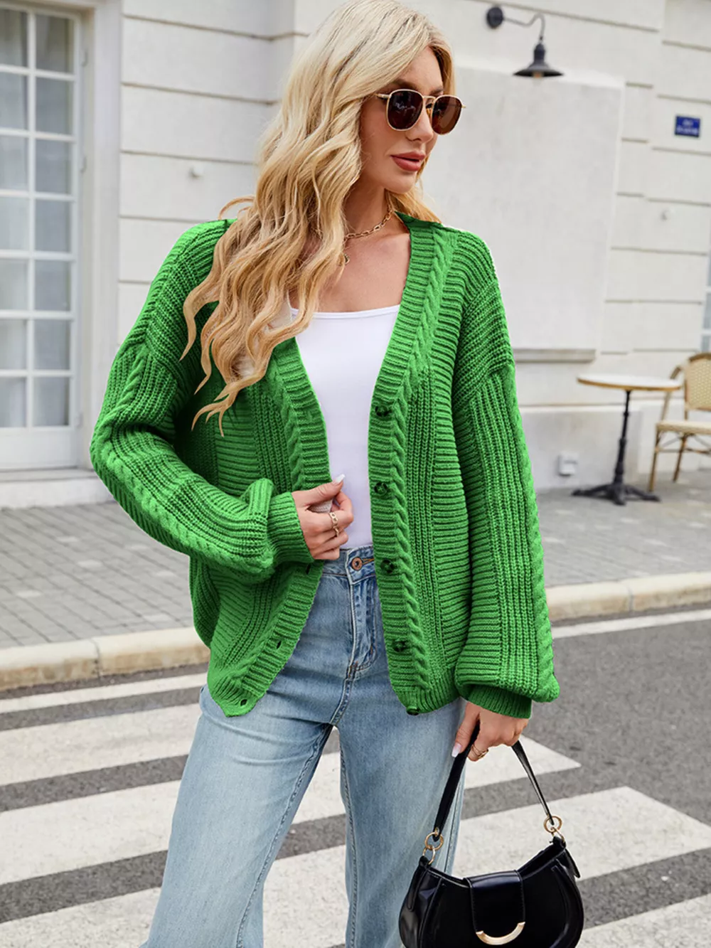 Button Up Long Sleeve Cardigan, image 5