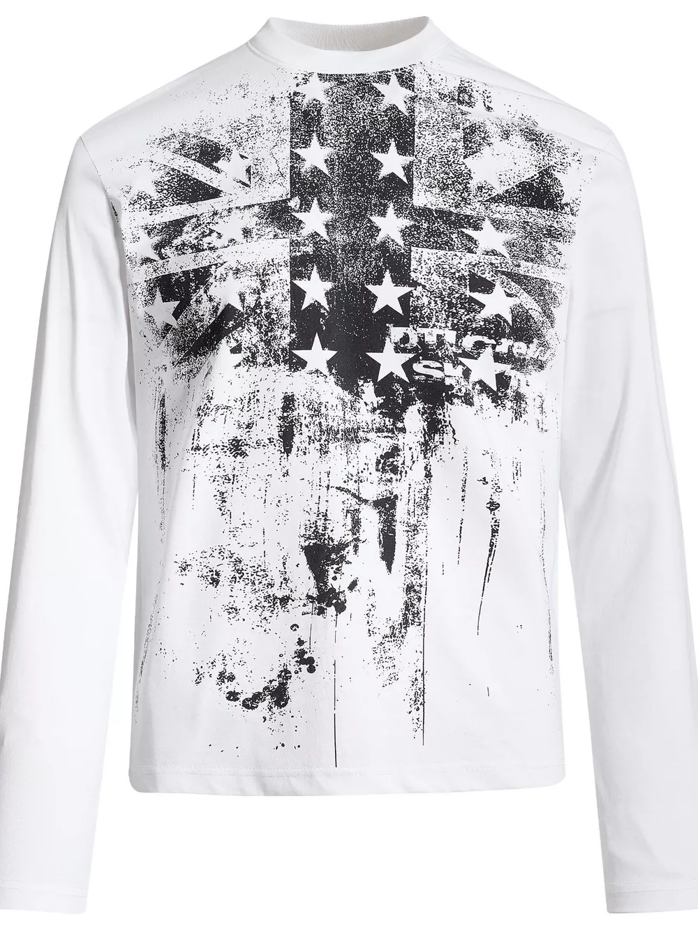 Men's America Flag Graphic Long Sleeve T-Shirt, image 2