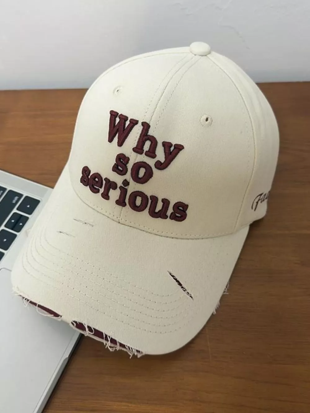 Embroidered Slogan Baseball Cap, image 7