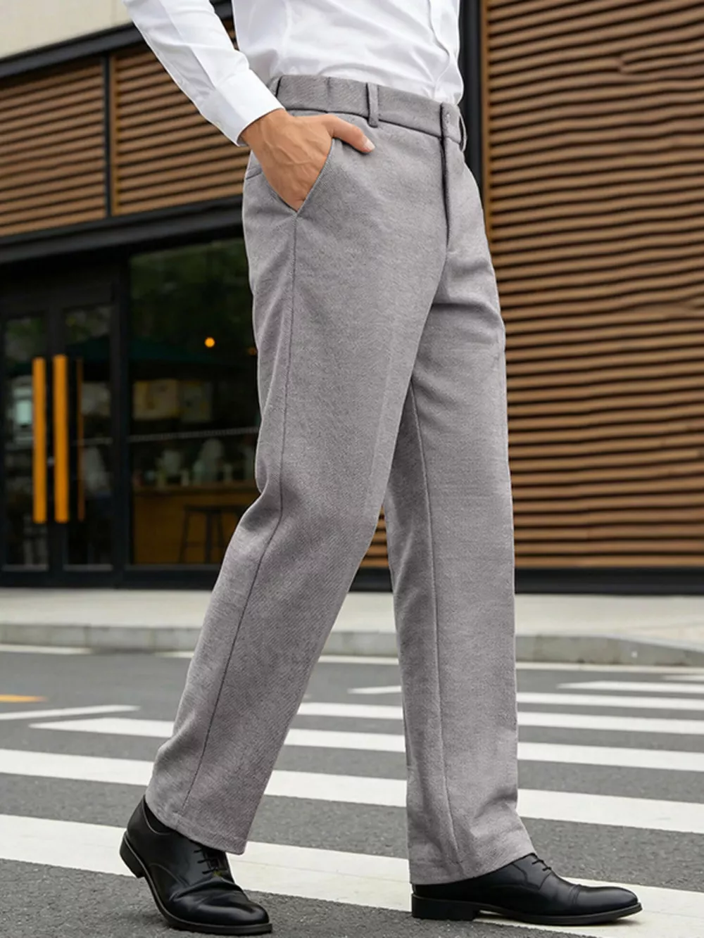 Men's Full Size Classic Fit Dress Pants Plus Size, image 3
