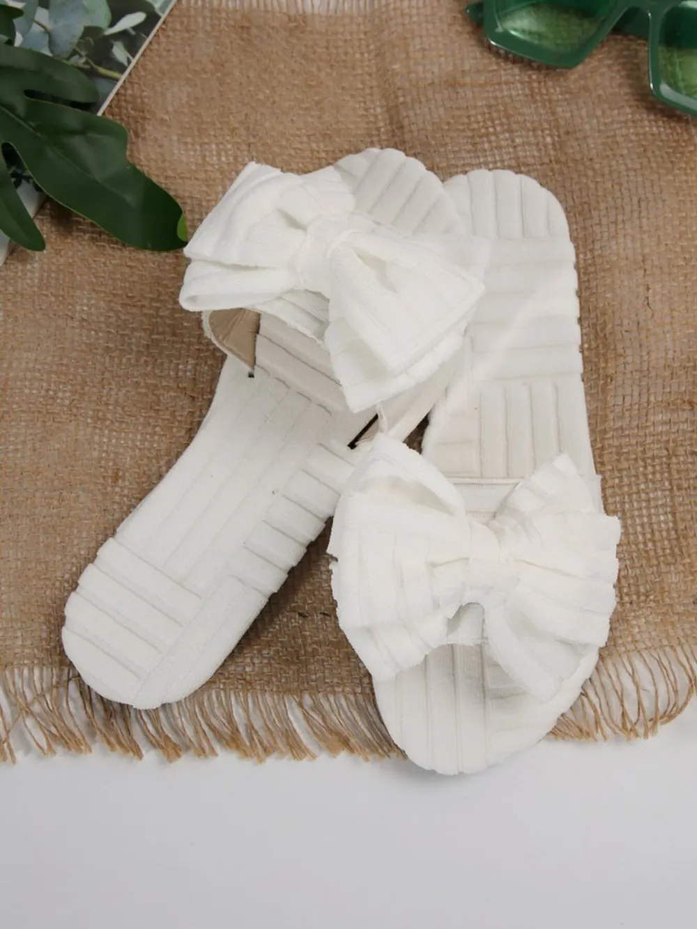 Bow Knot Open Toe Slippers, image 19