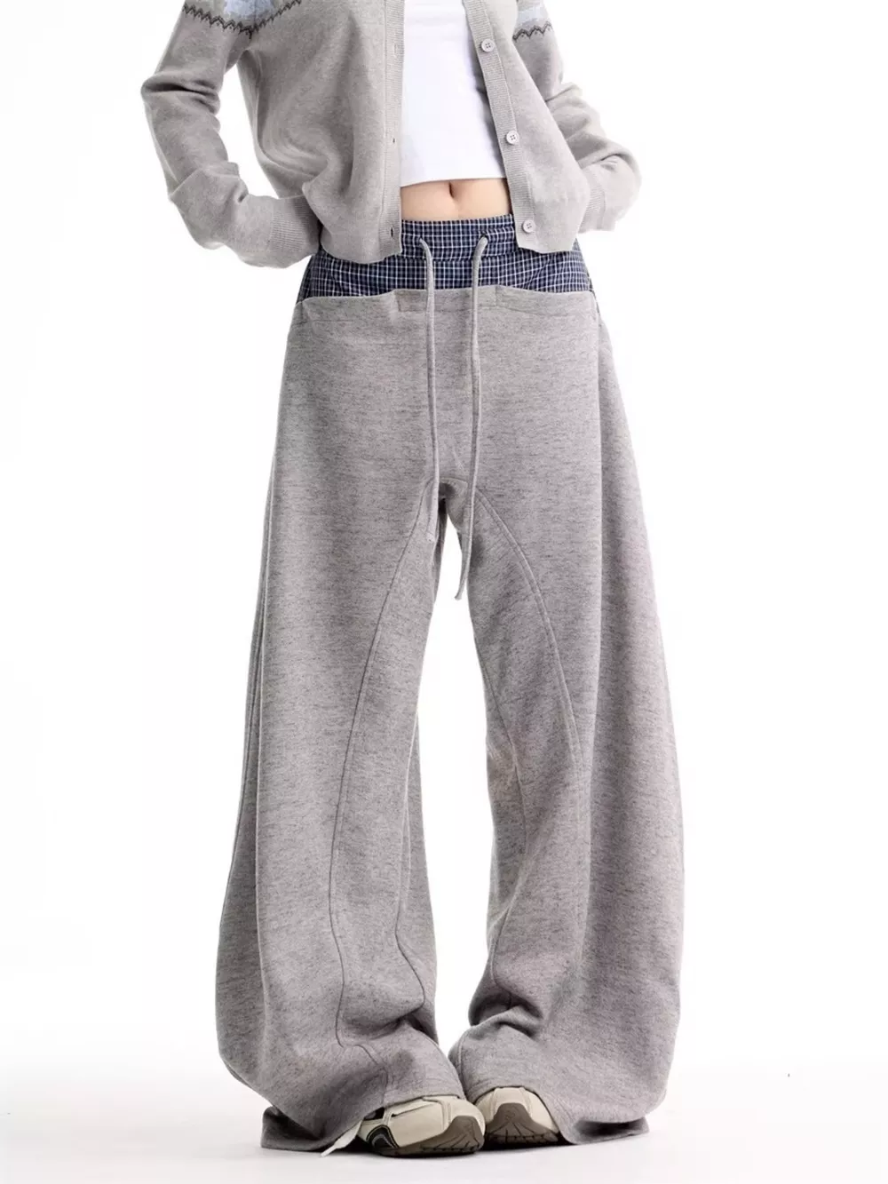 Men's Wide Leg Drawstring Pants, image 3
