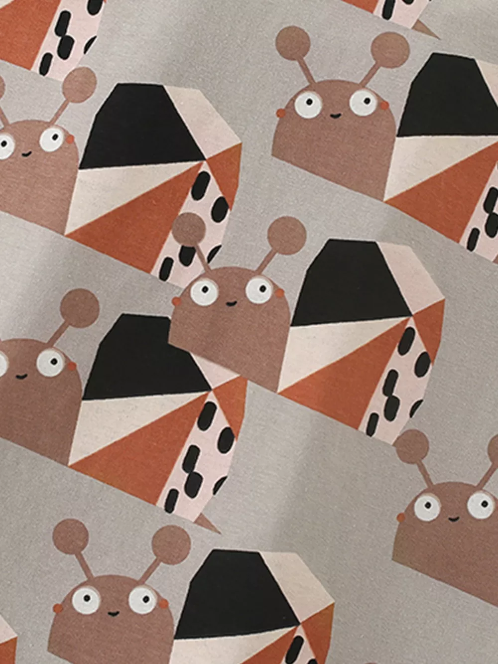 Children's Snail Print Round Neck Tee and Shorts Set, image 4