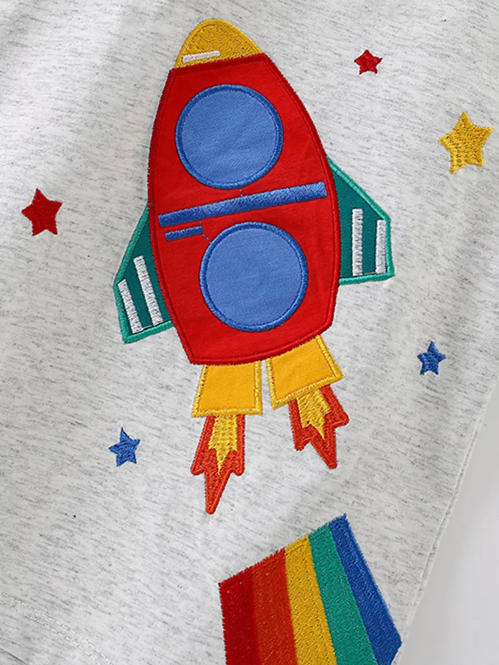 Children's Rocket Adventure Applique Tee and Shorts Set, image 3