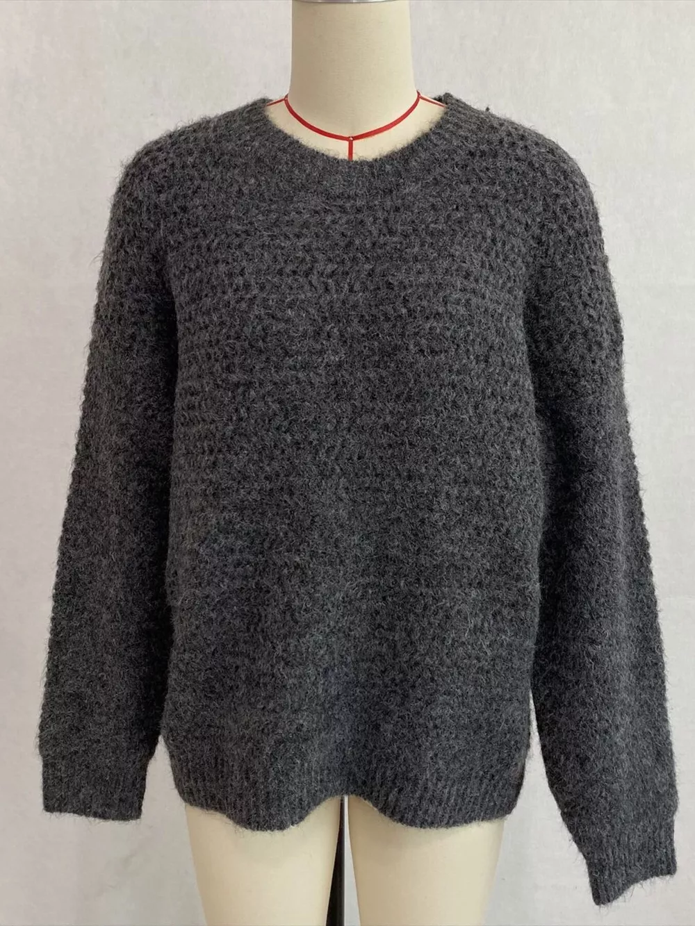 Round Neck Drop Shoulder Sweater, image 21