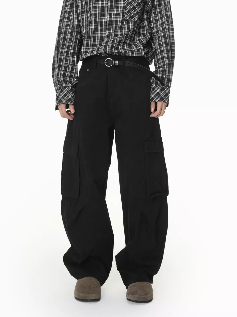 Men's Loose-Fit Cargo Jeans, image 6