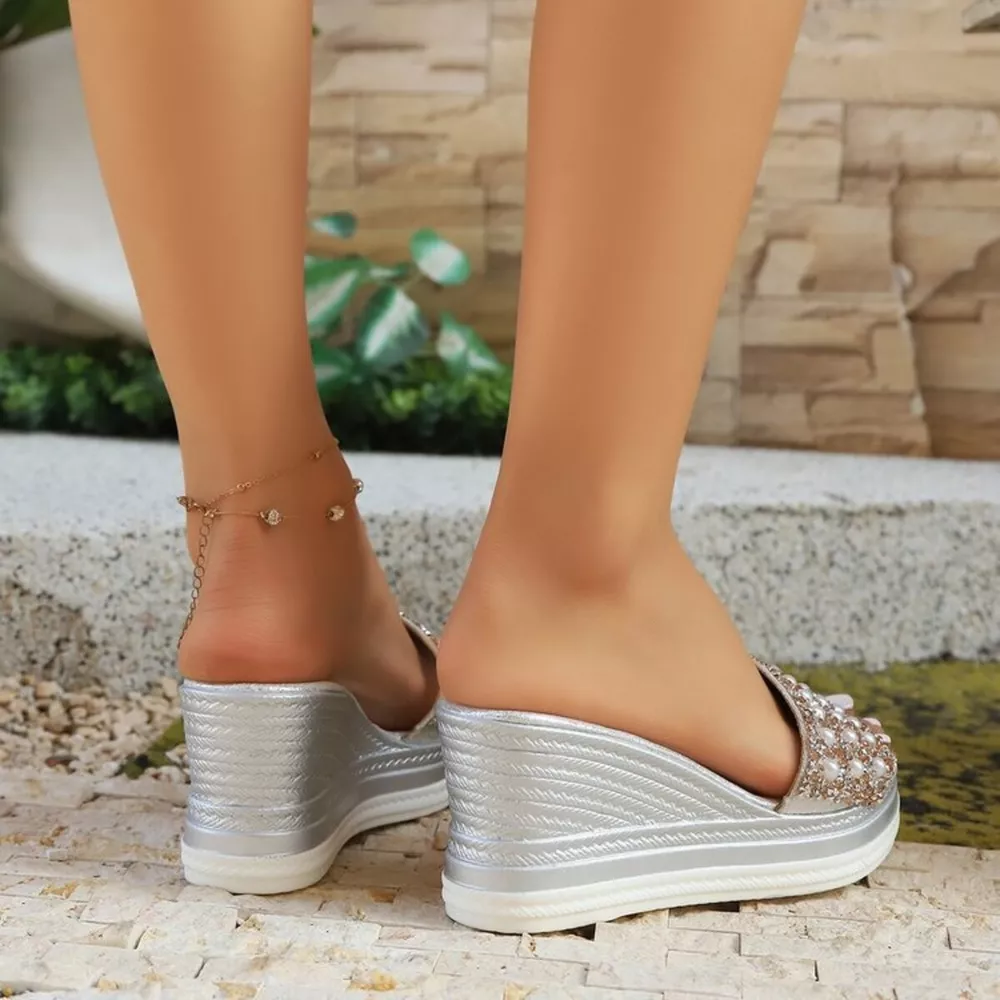 Open Toe Wedge Sandals, image 6
