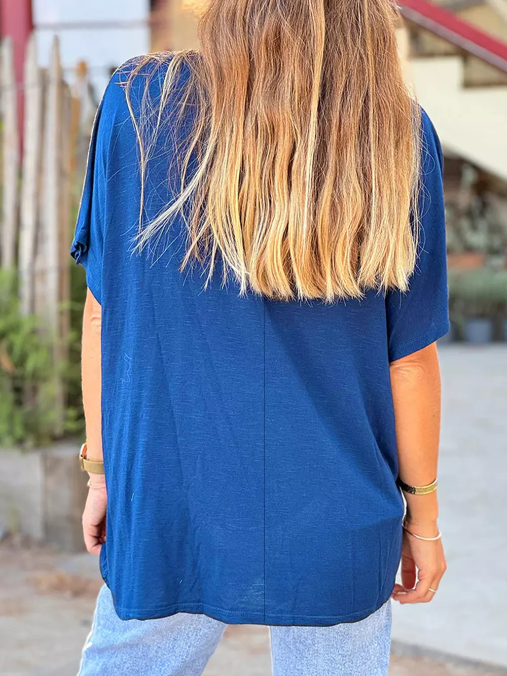 Casual V-Neck Relaxed Fit T-Shirt, image 13