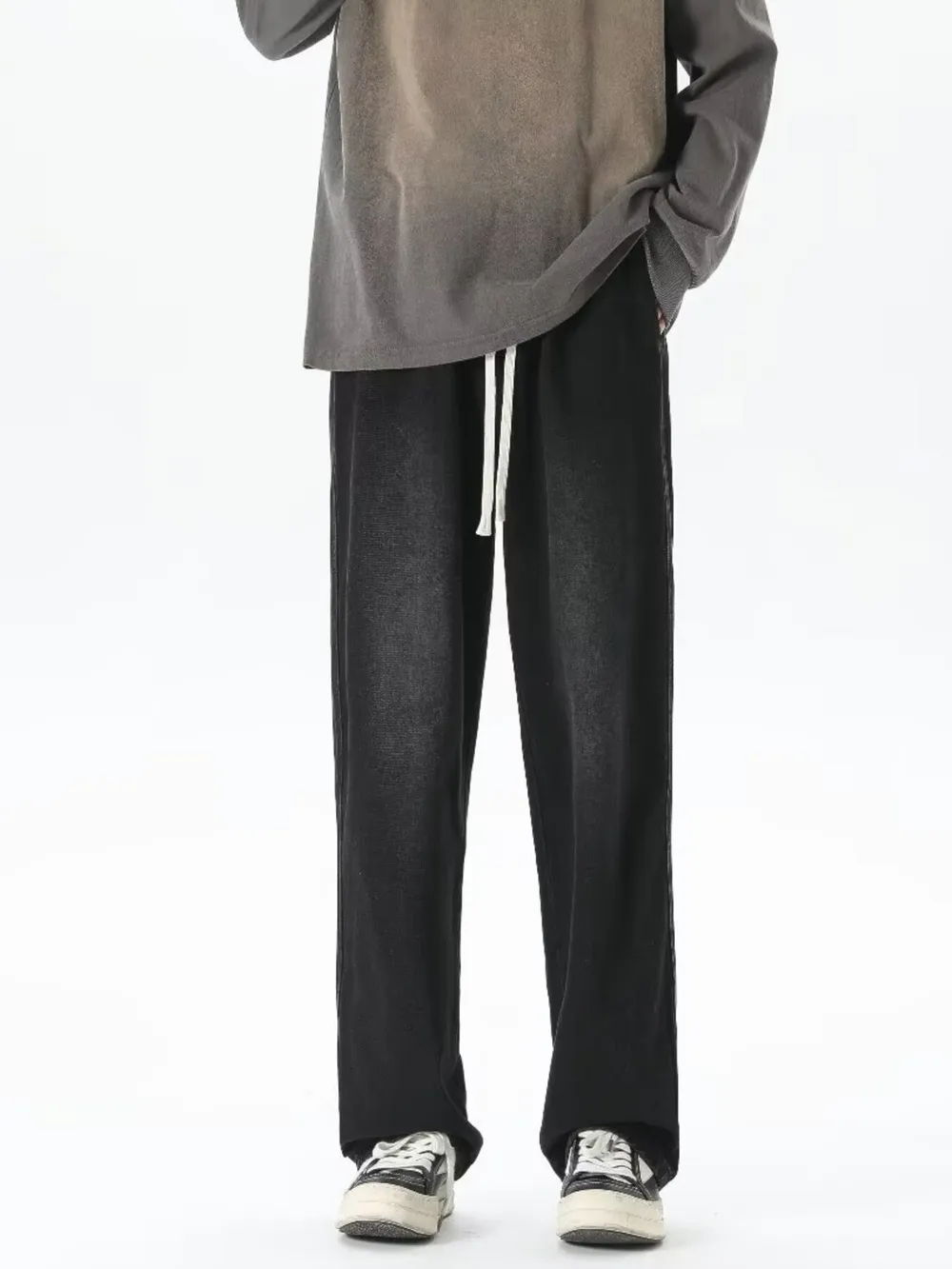 Men's Full Size Gradient Wash Loose Fit Jeans Plus Size
