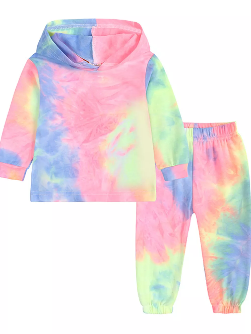 Children's Tie-Dye Hoodie and Pants Set, image 10