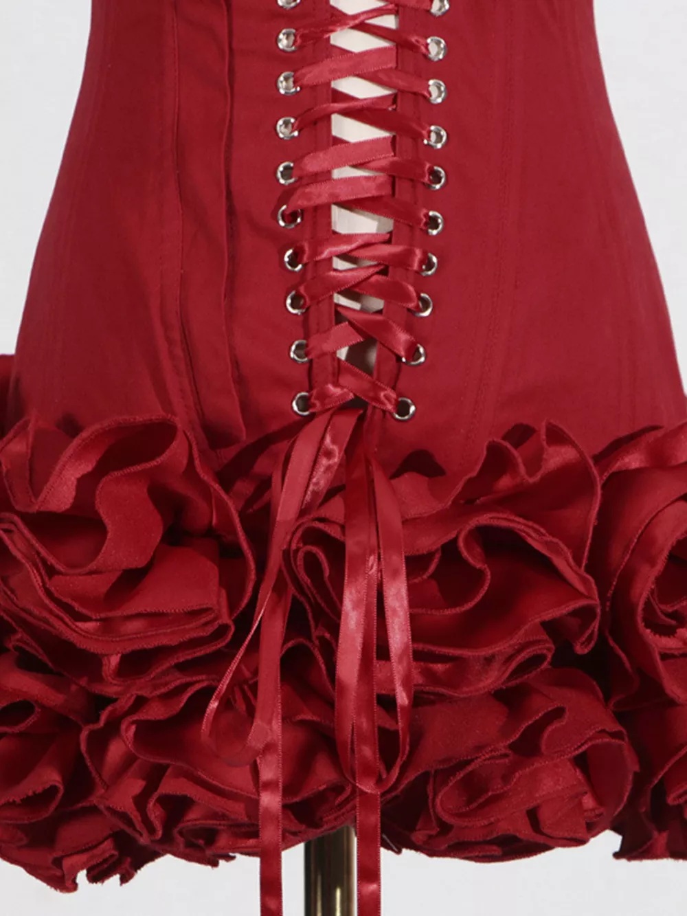 Ruffled Hem Tube Mini Dress, image 8