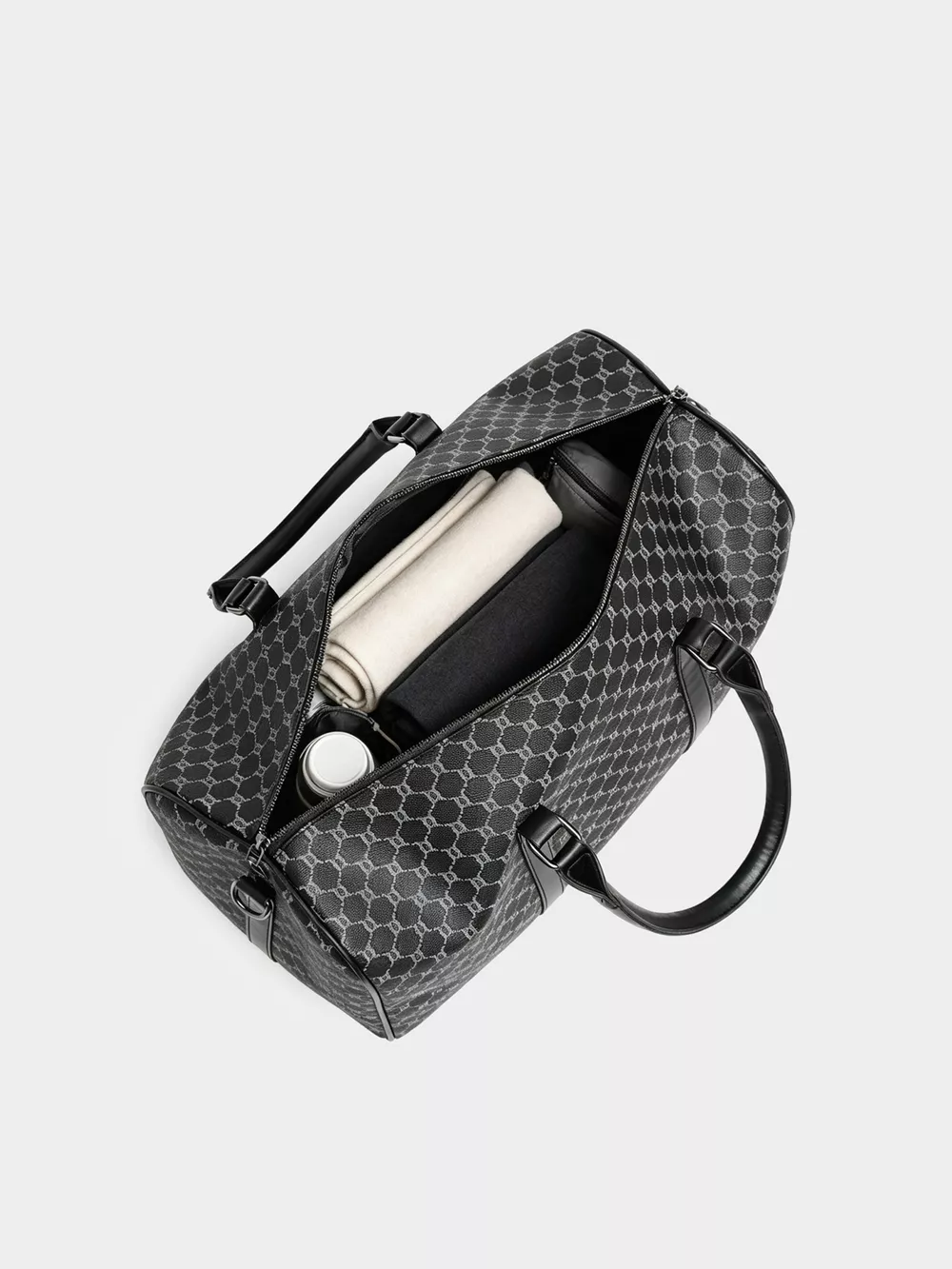 Geometric Pattern Travel Duffel Bag, image 5