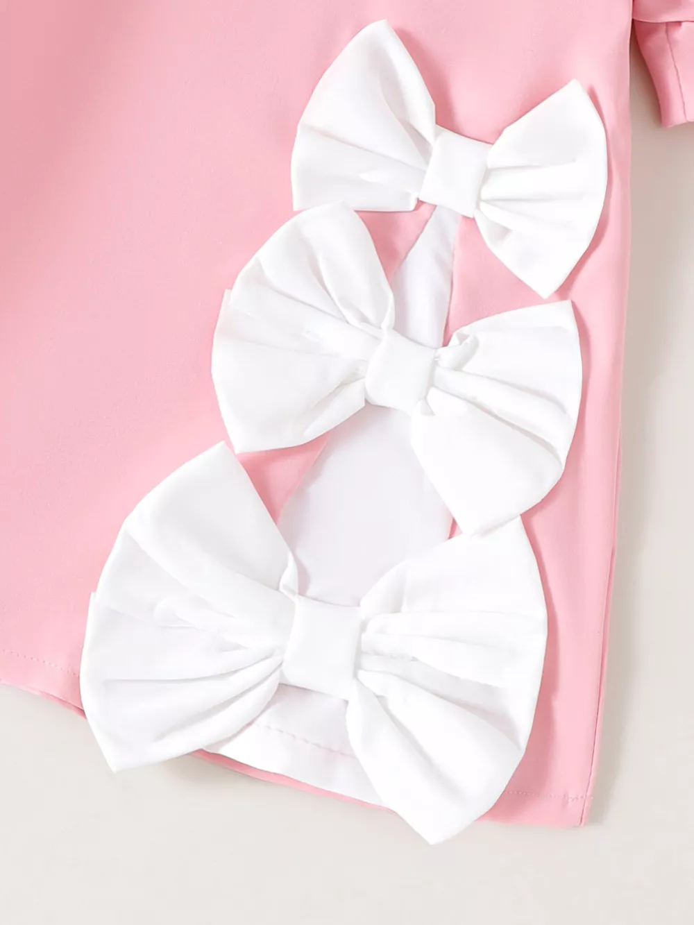 Children's Bow Puff Sleeve Dress, image 3