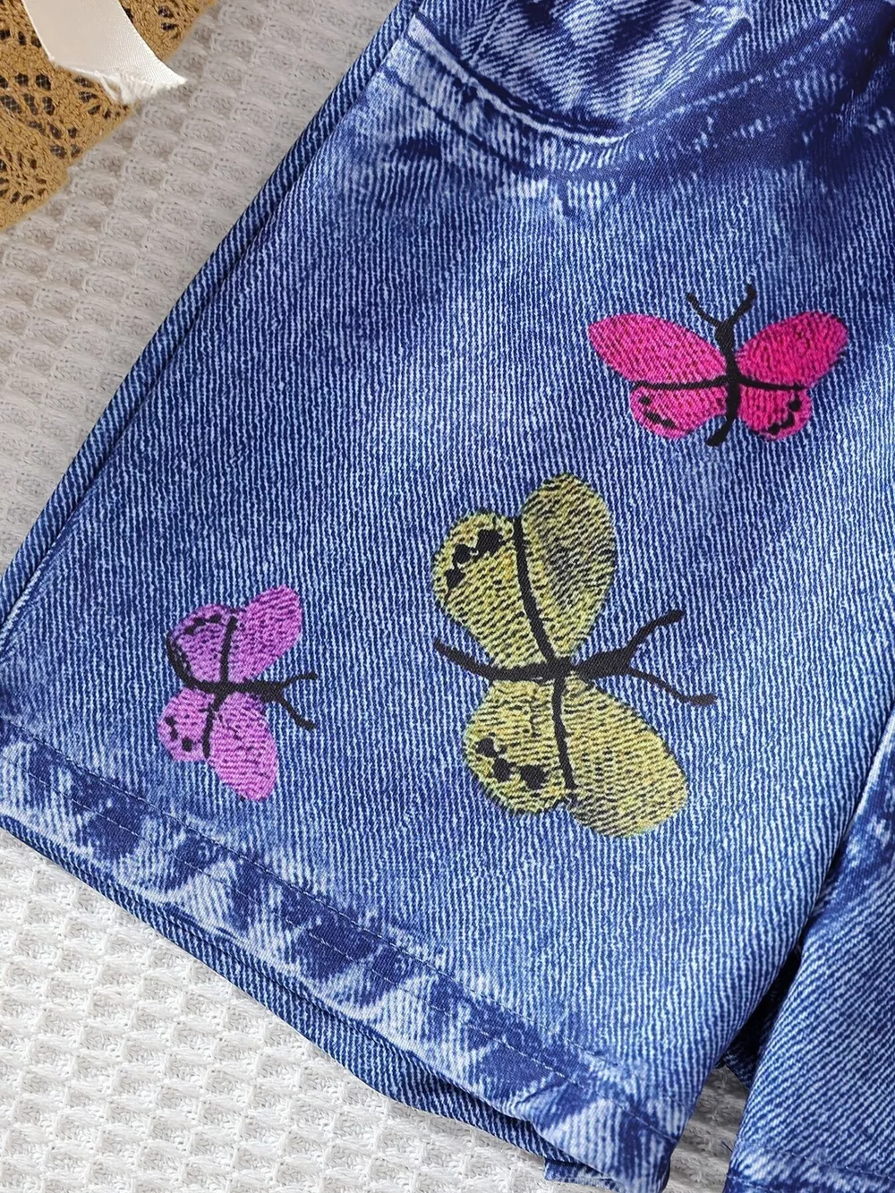 Children's Butterfly Graphic Tee and Shorts Set, image 5