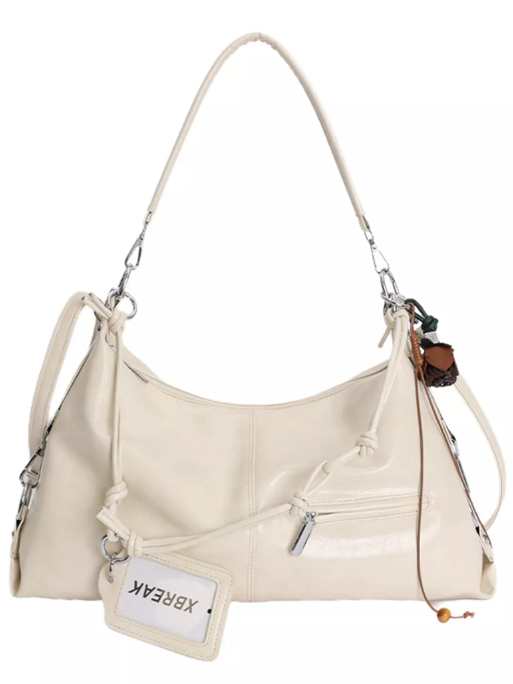 Vintage Style PU Leather Shoulder Bag, image 8