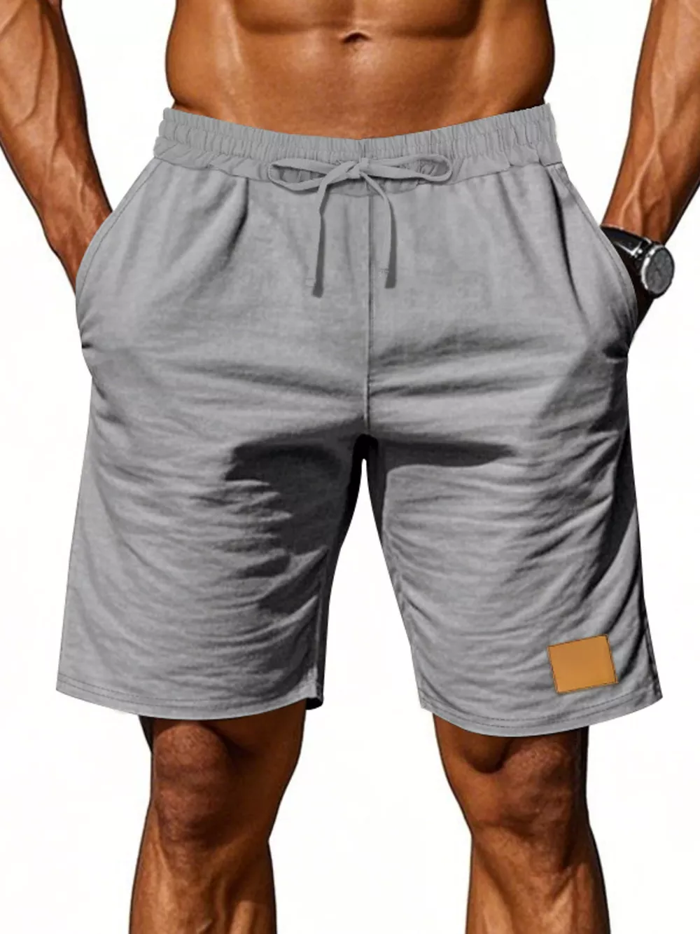 Men's Full Size Casual Drawstring Shorts Plus Size, image 5