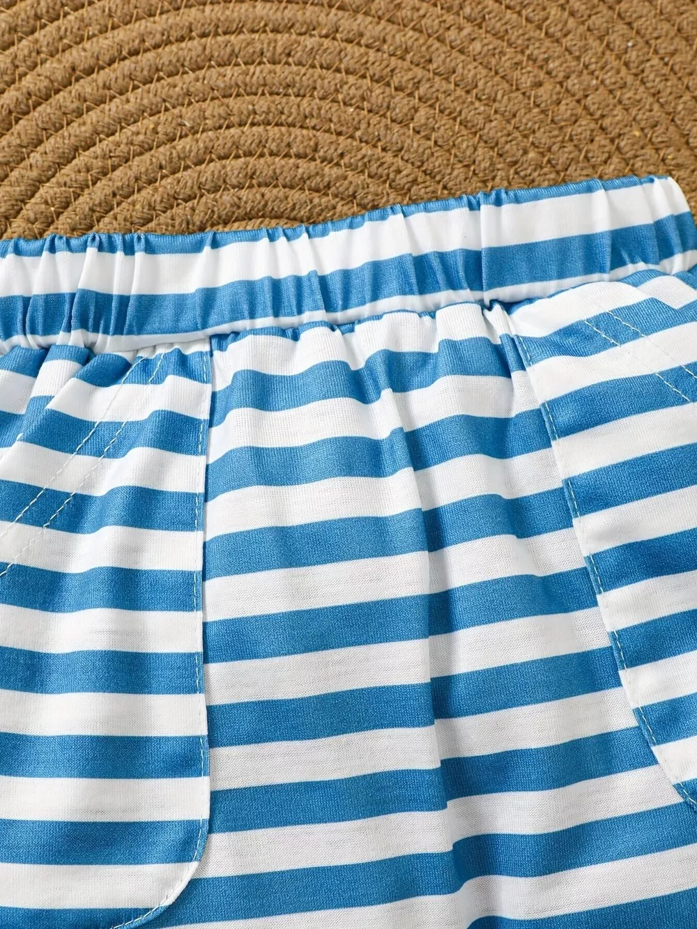 Children's Dinosaur Print Tee & Striped Shorts Set, image 7