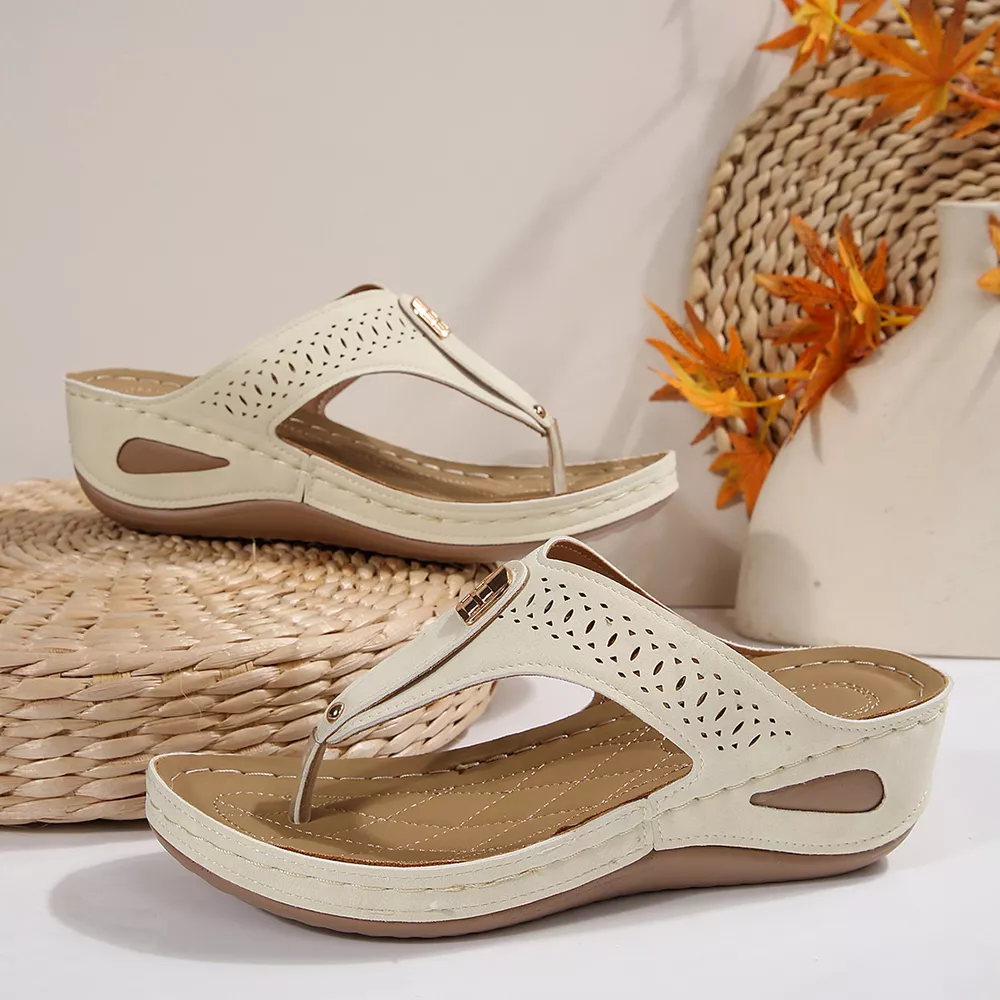 Toe Post Wedge Sandals, image 17