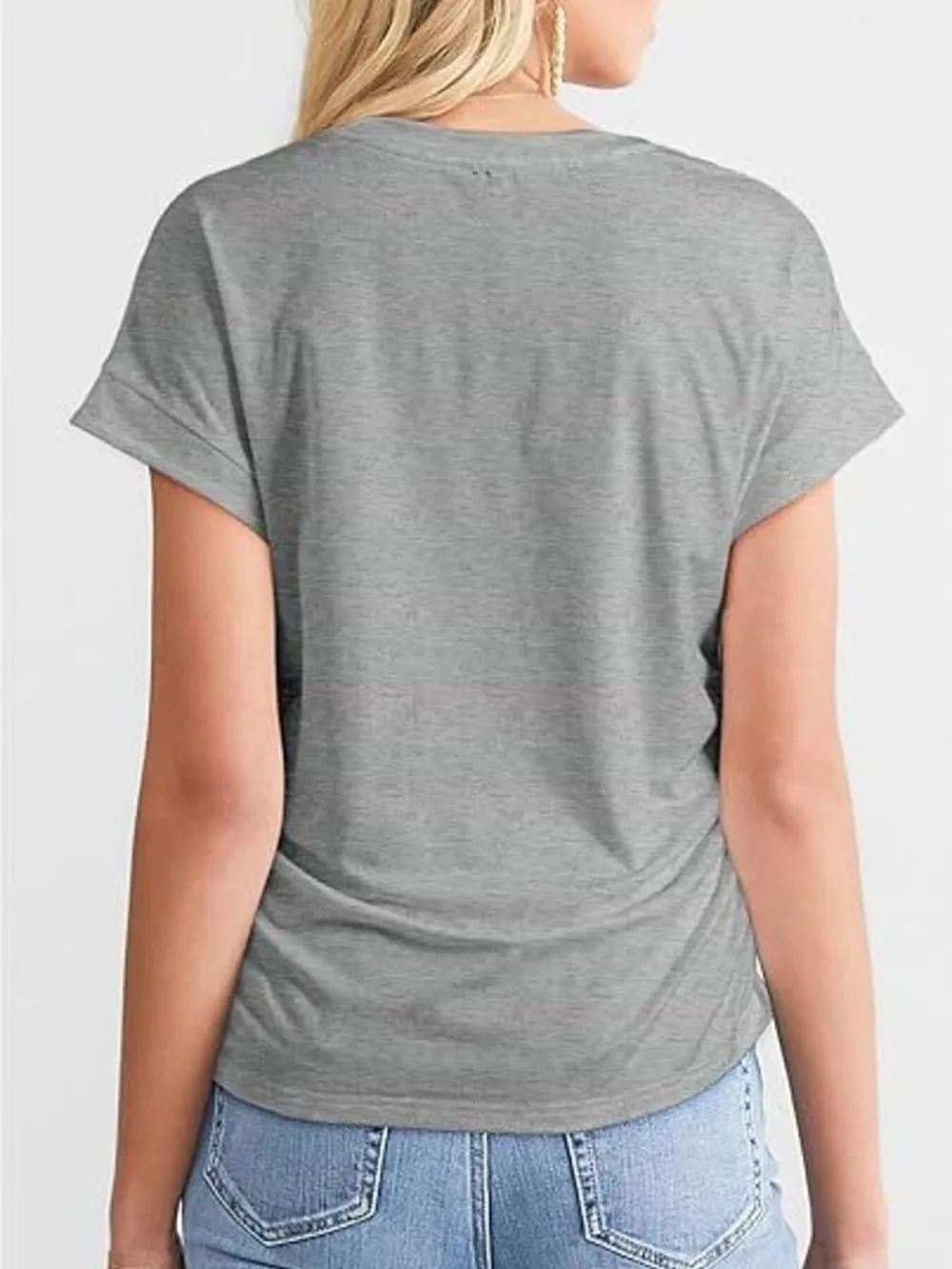 Round Neck Short Sleeve T-Shirt, image 11