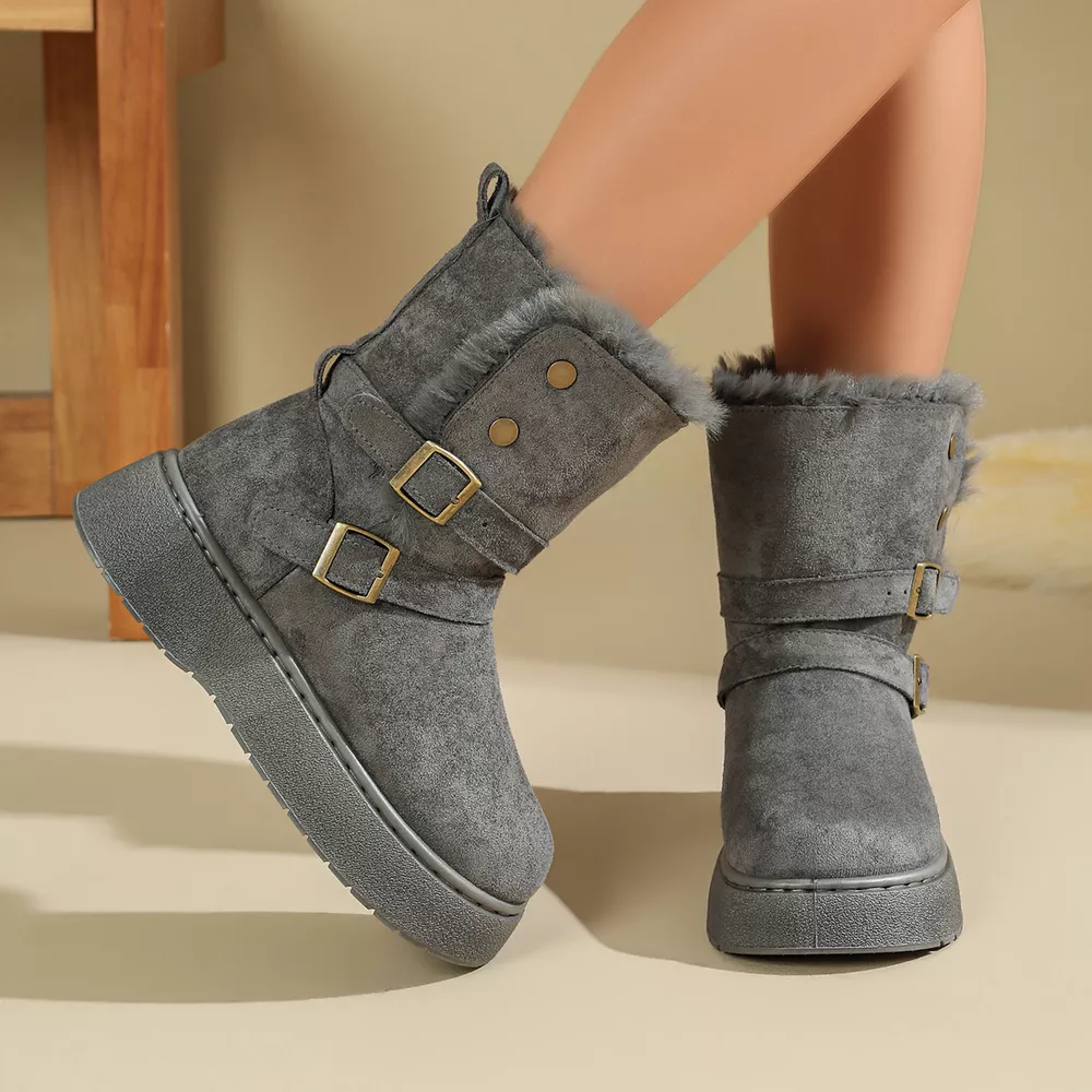 Round Toe Flats Boots, image 3