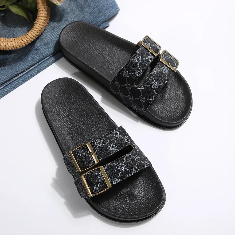Open Toe Double Buckle Sandals, image 6