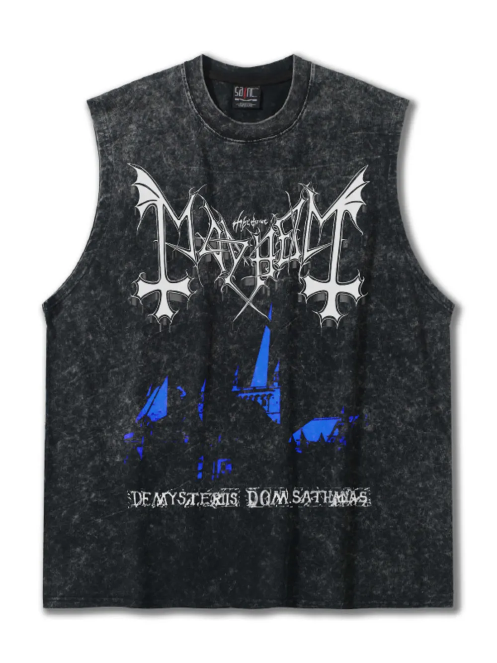 Men's Graphic Vintage Wash Tank Top, image 3