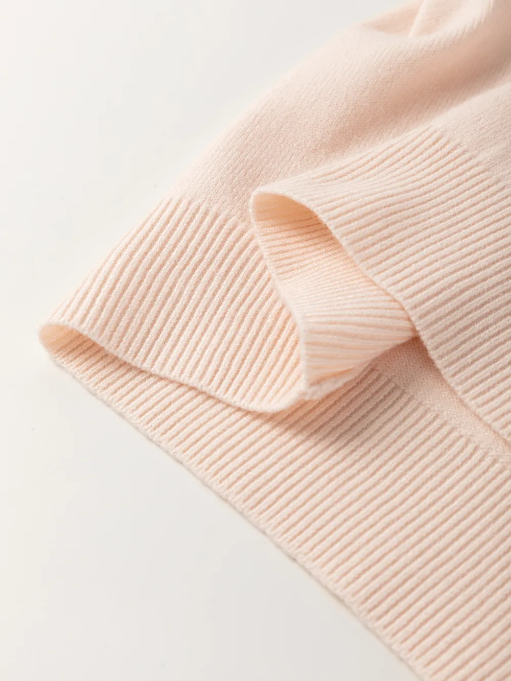 Pearl Embellished Bow Detail Short Sleeve Sweater, image 6