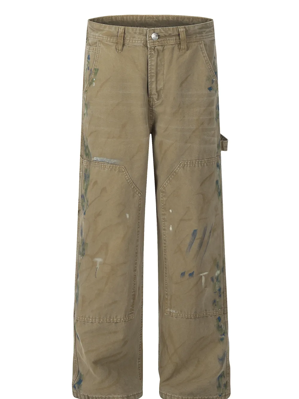 Men's Wide Leg Cargo Jeans, image 2