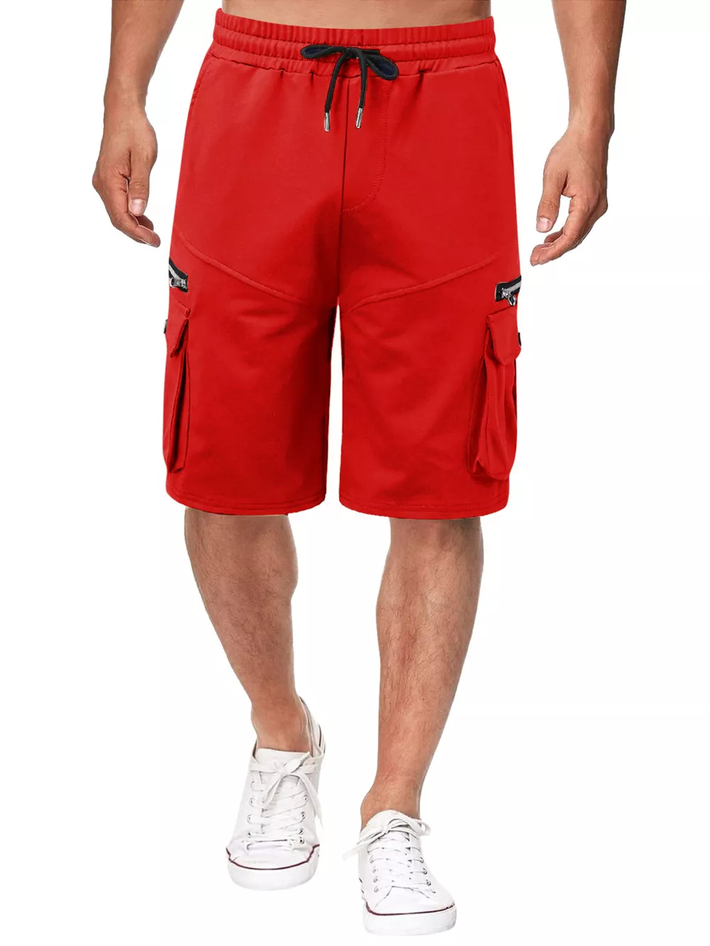 Men's Full Size Drawstring Cargo Shorts Plus Size, image 9