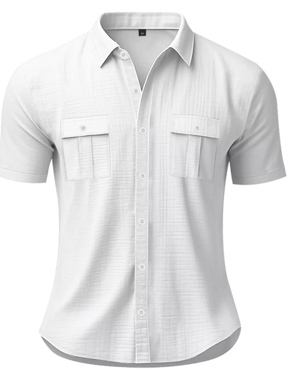 Men's Full Size Short Sleeve Shirt with Pockets Plus Size, image 17