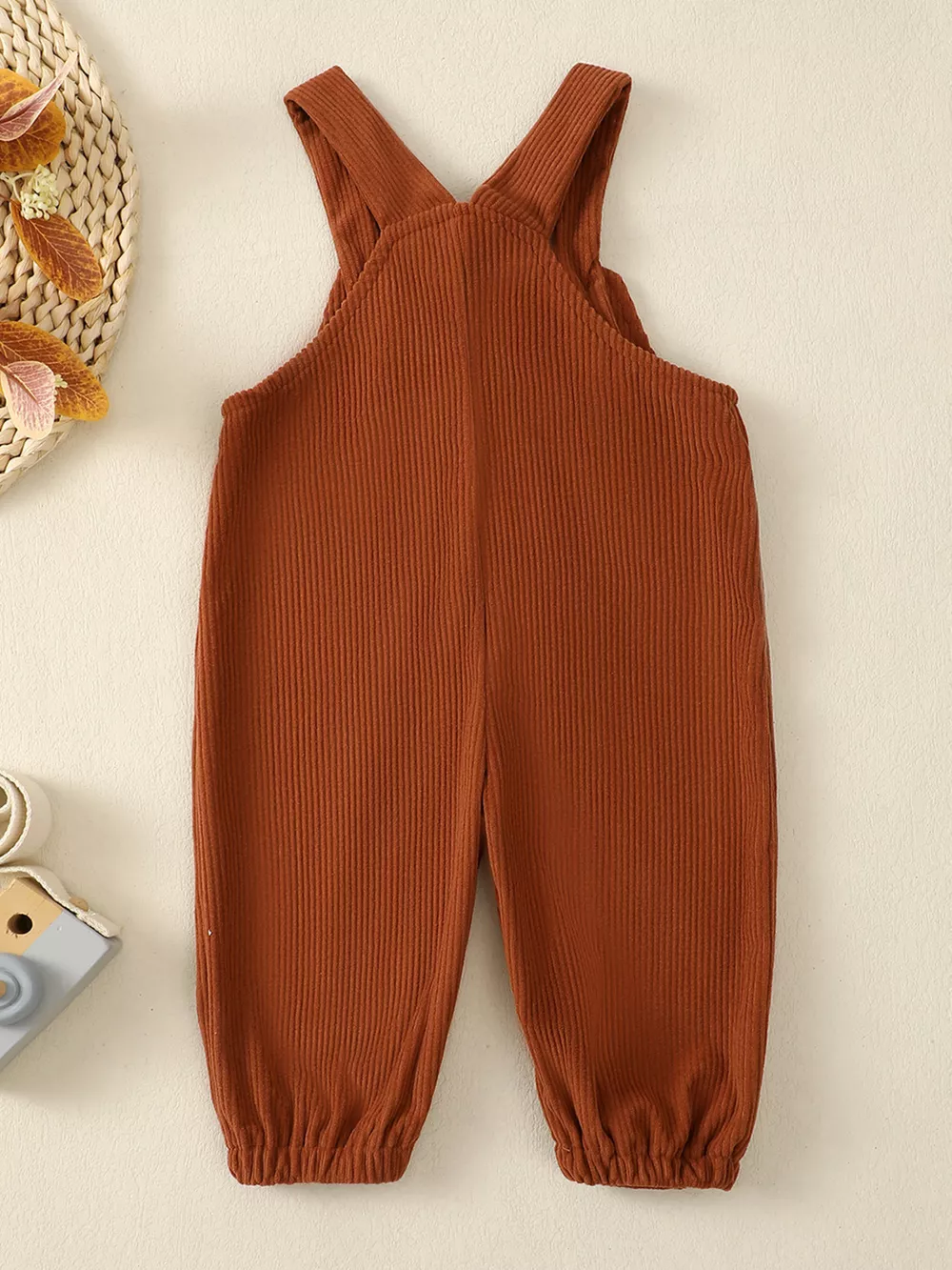 Children's Cartoon Pocket Corduroy Overalls, image 6