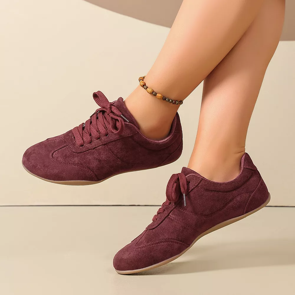 Round Toe Lace Up Sneakers, image 8