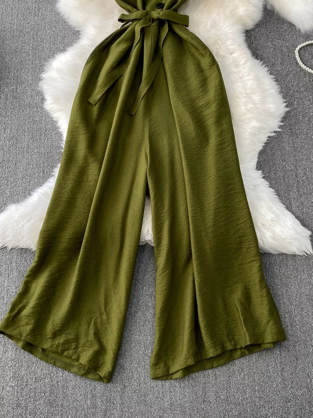 Sleeveless Wide Leg Jumpsuit, image 16
