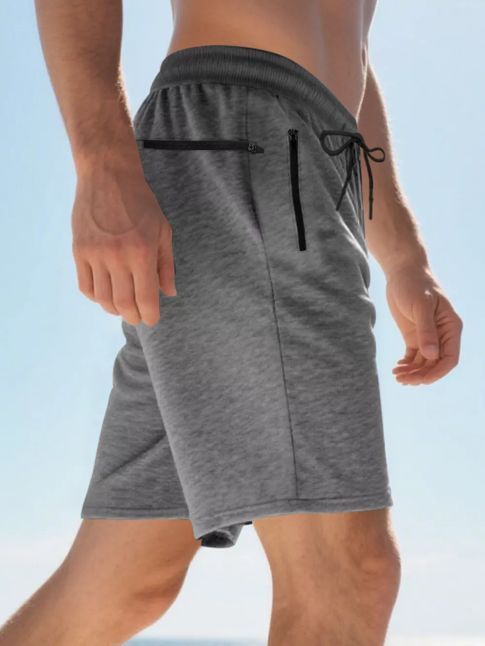 Men's Full Size Drawstring Casual Shorts Plus Size, image 13