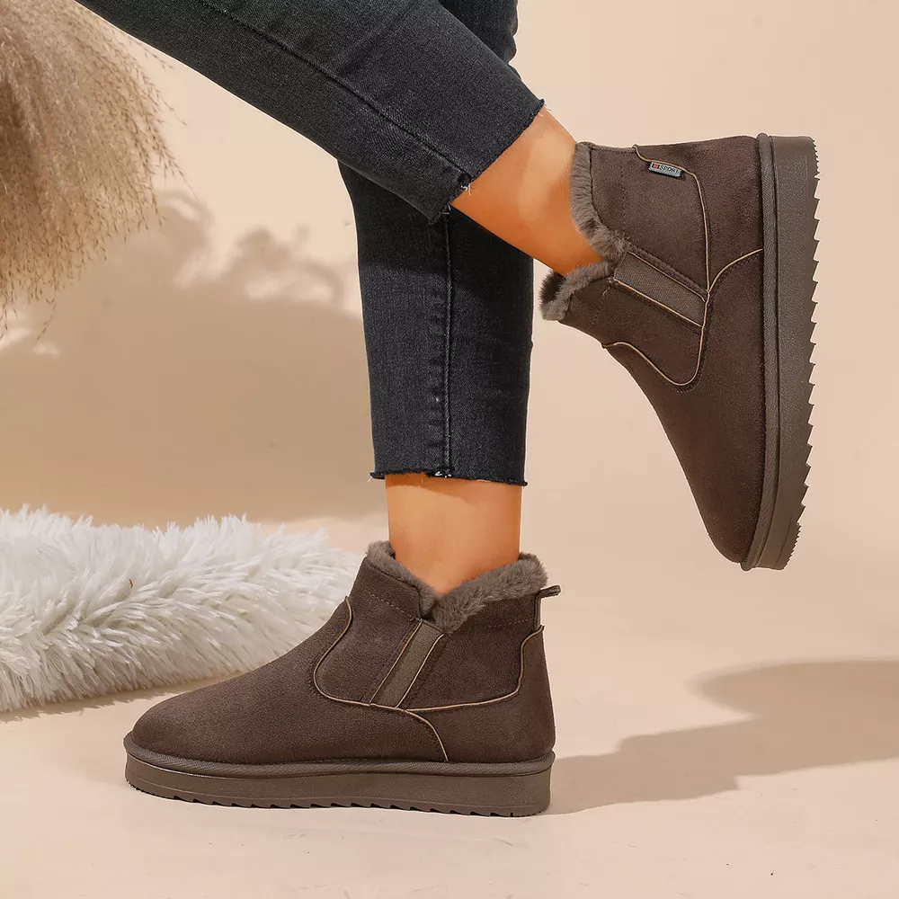 Plush Lined Winter Ankle Boots, image 18