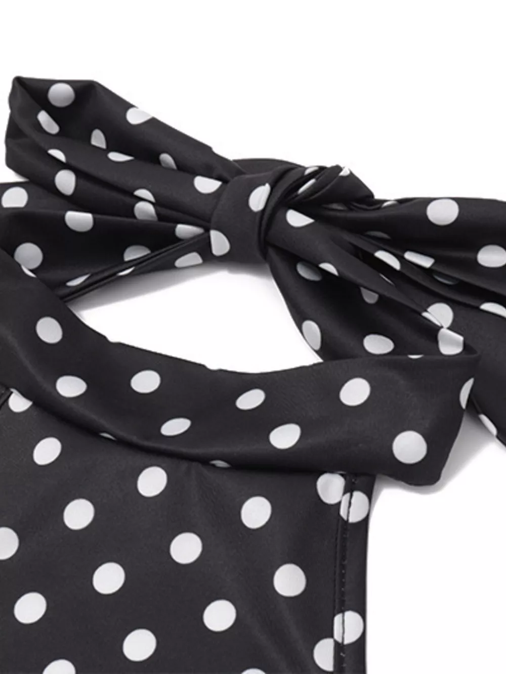 Polka Dot Sleeveless Mini Dress, image 4