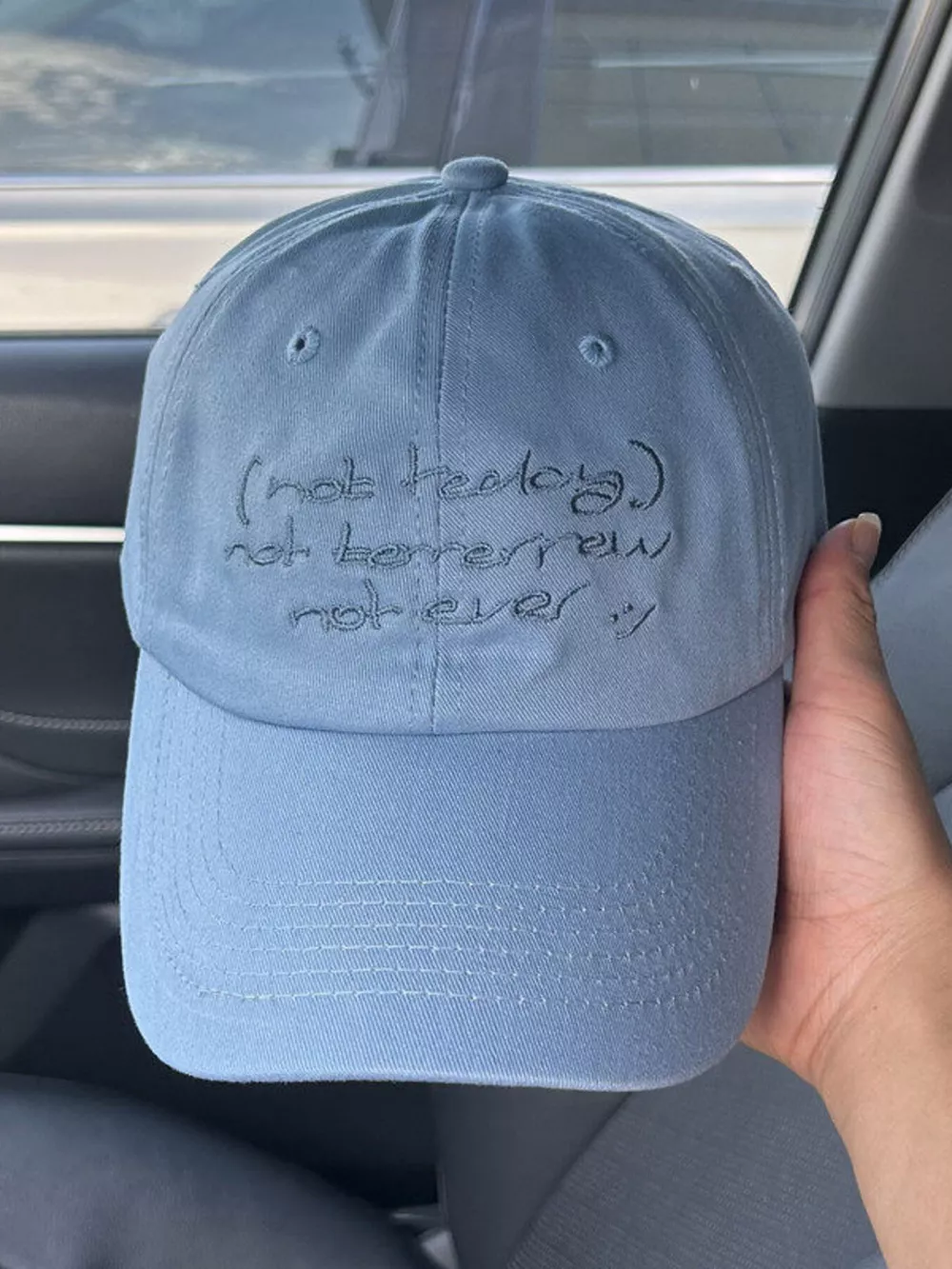 Embroidered Slogan Baseball Cap, image 2