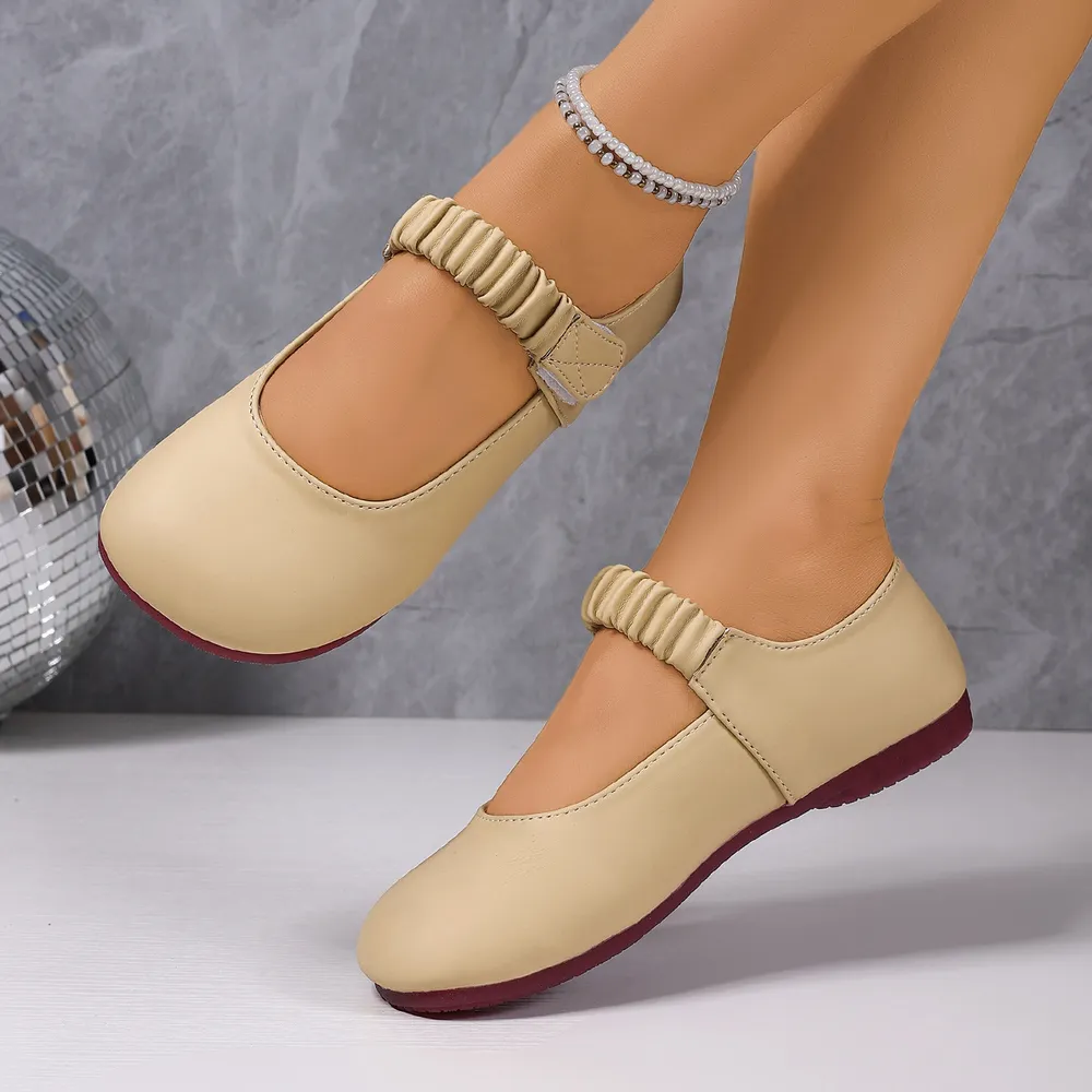 Round Toe Flat Loafers, image 2