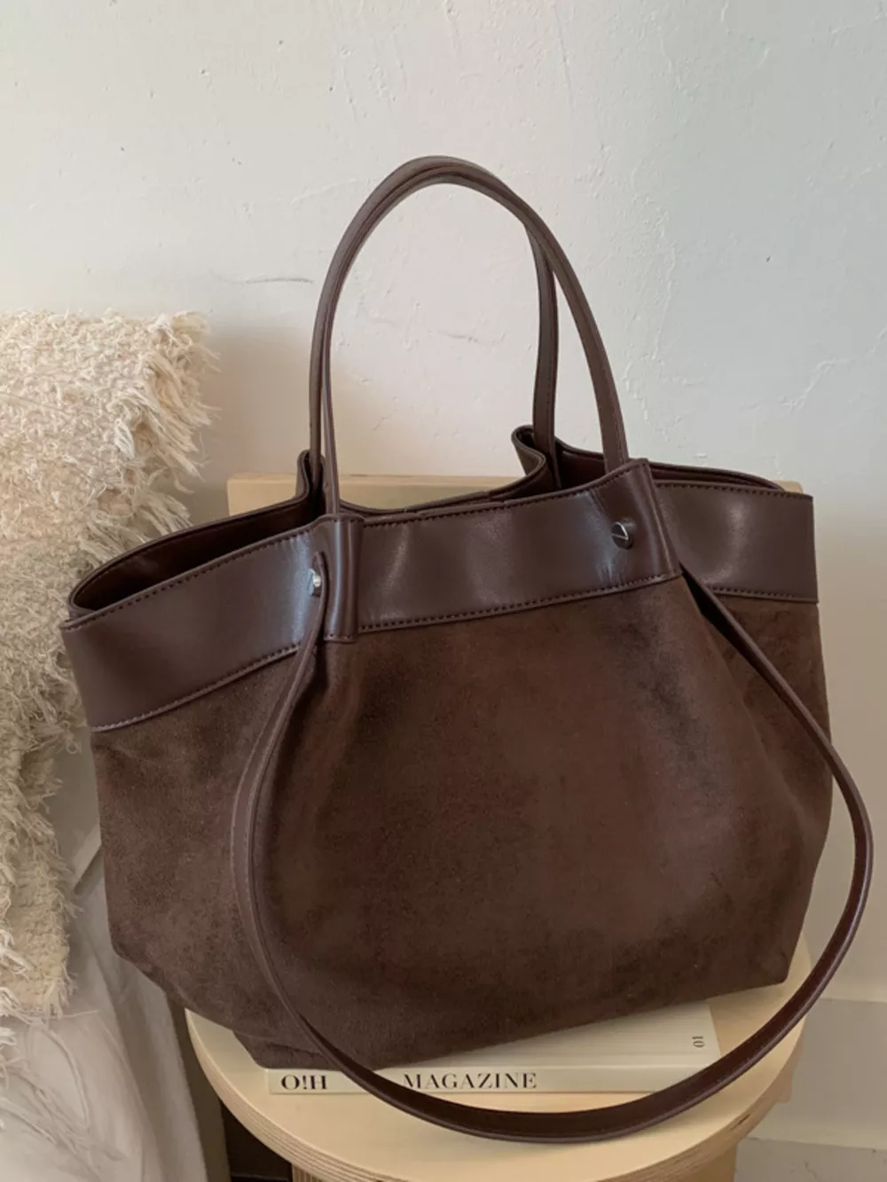 Lightweight Classic Color Tote Bag, image 6