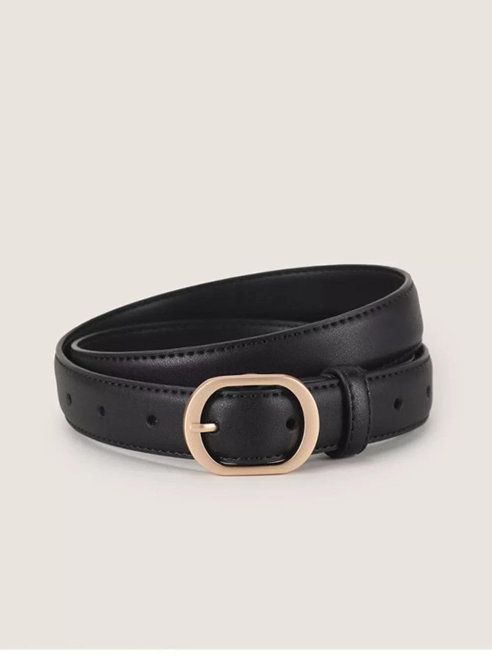 Elegant Oval Buckle Belt, image 5