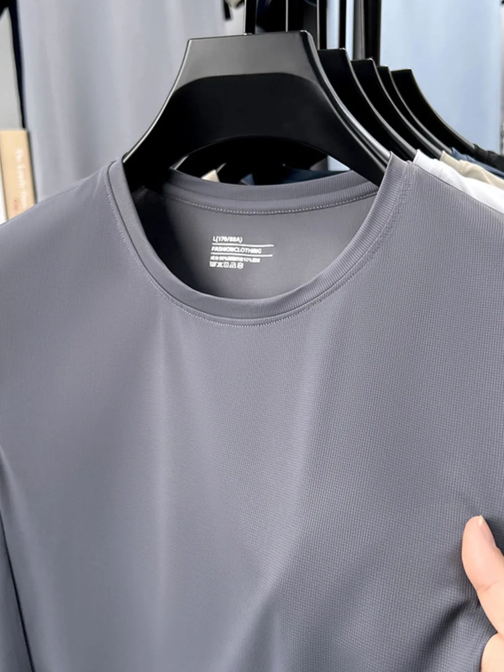 Men's Full Size Moisture-Wicking Short Sleeve T-Shirt Plus Size, image 8